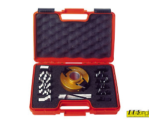 Cutter head set CMT with interchangeable HSS knives and limiters 693.013.04 and 693.013.05