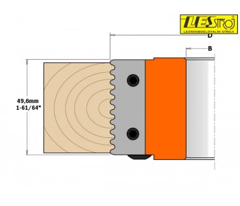 Cutter head for professional width joints CMT 694.008 D105 mm