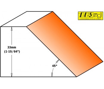 Cutter head CMT 694.002 45° D150 H35 mm