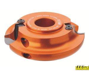 Roundover and cove cutter head with two HWM knives CMT 694.007 R10/R10 D121 mm