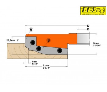 Cutter head CMT 694.013 for fillers