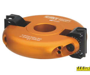 Adjustable chamfer cutter head with positive stop CMT 694.018 +90/-90° D120x40 mm