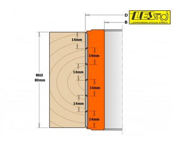 Planer head with interchangeable blades CMT 694.019