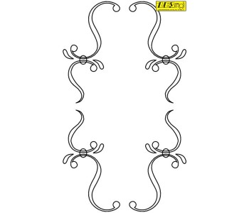 CMT3D RCS-305 - vzorec 3 šablone za rezbarjenje