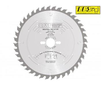 Saw blades for crosscutting wooden composites and panels