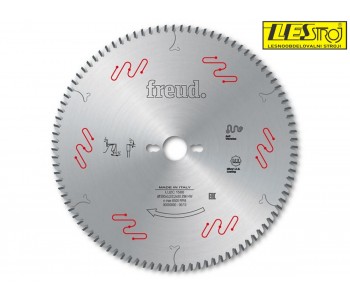 Saw blades for crosscutting wooden composites and panels