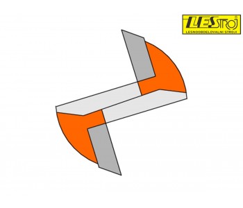 Double-faced cutter straight router bits LONG SERIES