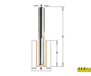 Double-faced cutter straight router bits LONG SERIES