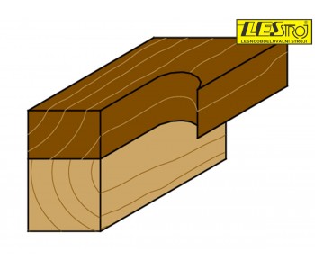 Flush trim router bits with bearing - bottom bearing