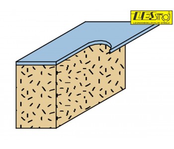 Flush trim router bits with bearing - bottom bearing