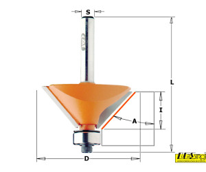 Chamfer router bits