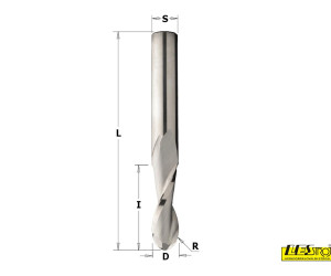 Spiral bits - round nose solid carbide upcut