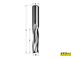 Spiral bits - solid carbide upcut with chip-breaker and for locksets