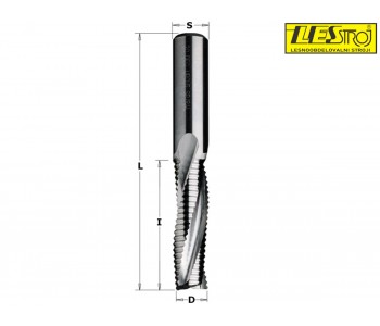 Spiral bits - solid carbide upcut with chip-breaker and for locksets