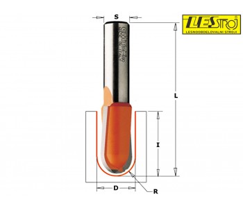 Round nose router bits