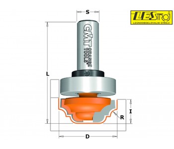 Plunge ogee bits with top bearing 748 and 948