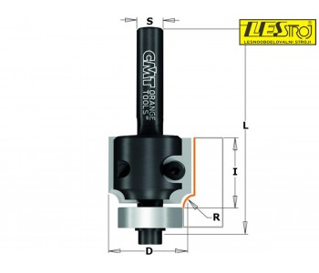 Roundover bits with insert knives