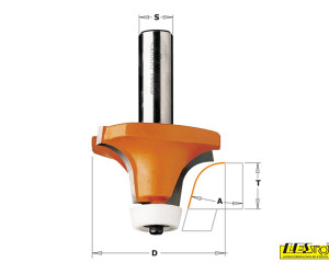 Solid surface rounding over bowl bits and solid surface bevel bowl bits