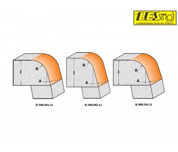 Solid surface rounding over bowl bits and solid surface bevel bowl bits