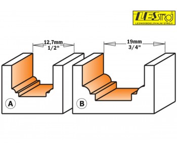 Decorative ogee bits 965.101/102