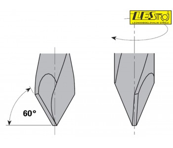 Dowel drill bits for through holes HW 375/314 - cutting length 40/35 mm