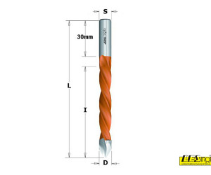 Dowel drill bits HW 381- cutting length 70 mm, total length 115 mm