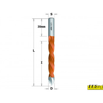 Dowel drill bits HW 381- cutting length 70 mm, total length 115 mm