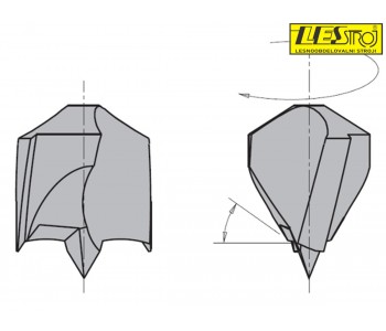 Dowel drill bits HW 306 - cutting length 30 mm, total length 55.5 mm