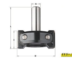 Adjustable chamfer cutter 663.201.11 –45°/+90°