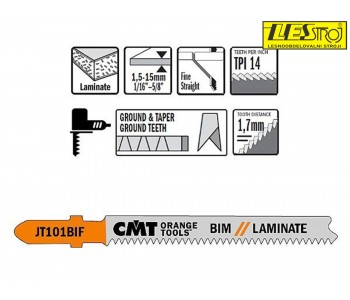 CMT saw blades set JT101BIF-5 pcs