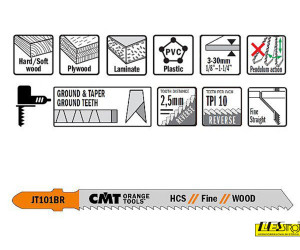 CMT set listov JT101BR-5 kos