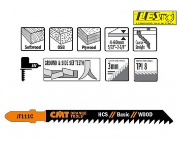 CMT saw blades set JT111C-5 pcs