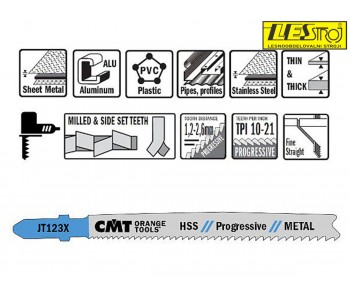 CMT saw blades set JT123X-5 pcs