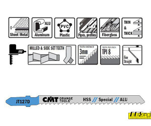 CMT saw blades set JT127D-5 pcs