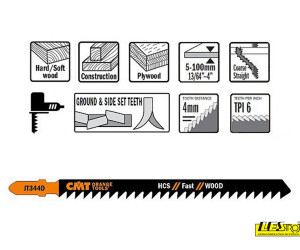CMT set listova JT344D-5 kom