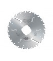 Thin kerf saw blades with rakers
