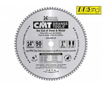 Dry cutter saw blades for metal