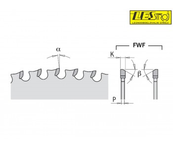 Dry cutter saw blades for metal