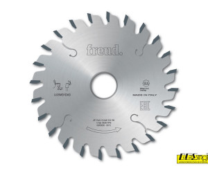 Conical scoring saw blades