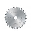 Conical scoring saw blades