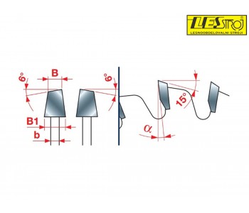 Conical scoring saw blades