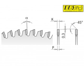 Non-ferrous metal and laminated panel circular saw blades