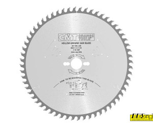 Saw blades with concave teeth for laminated panels - two-sided melamine