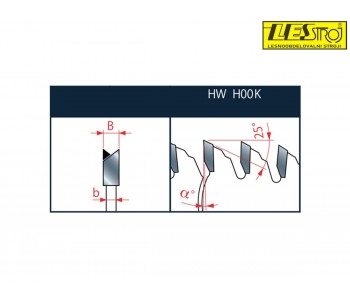 Fine cut-off saw blades with negative rake teeth to cut laminated panels - two-sided melamine
