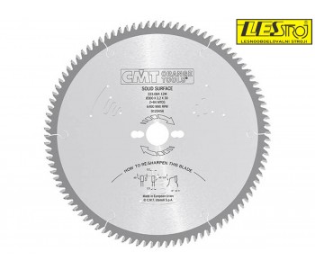 Solid surface saw blades