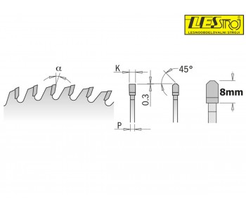 Saw blades for laminate panels and wood composite materials