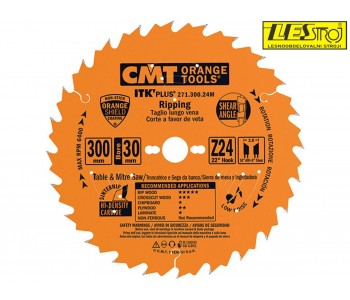 Thin kerf saw blades for rip and crosscuts