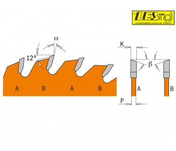 Thin kerf saw blades for rip and crosscuts