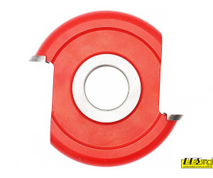 Cutter head with internal radius – a quarter of circle