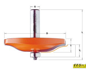 Plunge ogee bits with bearing for making fillers 990